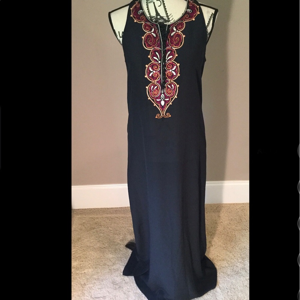 Winter Kate silk maxi NISHA dress